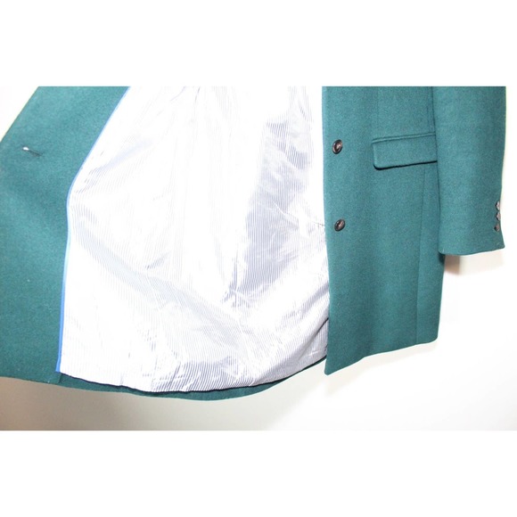 J. Crew Long Wool Blend Topcoat Dark Green E6228 Women's Size 6 H14099 - Picture 7 of 11